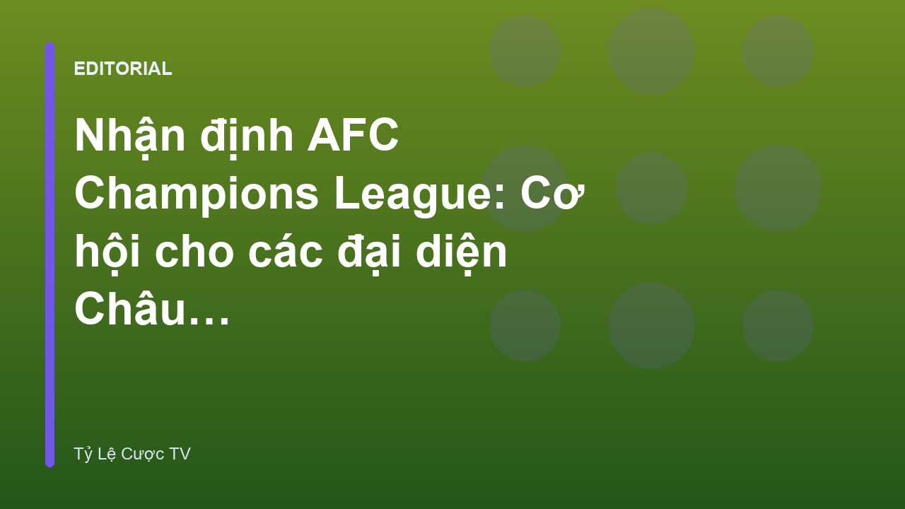 Cầu thủ thi đấu tại AFC Champions League